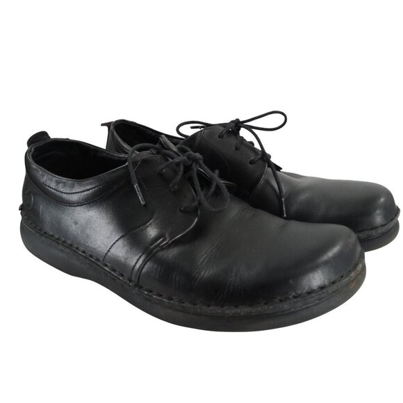 Footprints Birkenstocks Corvallis Black Leather Oxfords Loafers Size 43 10-10.5
